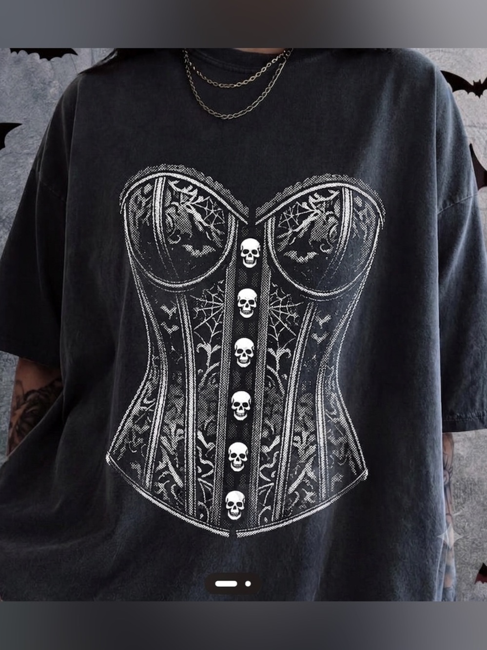 Halloween Corset Graphic Tee